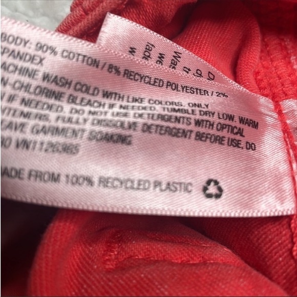 Universal thread Shorts Size 4 / 27 Stretchy Comfy Coral High Rise Midi - Picture 6 of 8